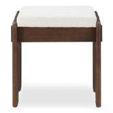 Ashby Stool Walnut Stained Ash Beige
