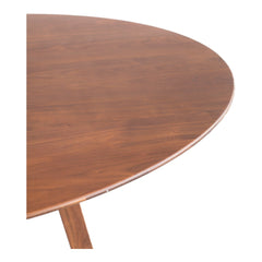 Aldo Round Dining Table Walnut