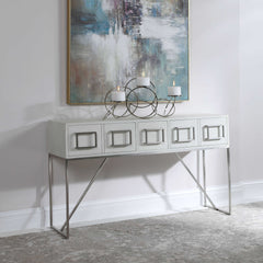 Abaya White Console Table