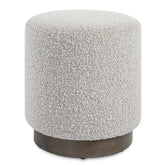 Avila Light Gray Ottoman