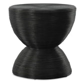 Bongo Black Rattan Side Table