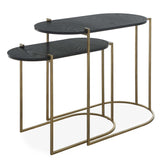 Aztec Wood Nesting Tables Set/2