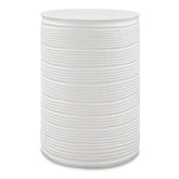 Borderline White Drum Table