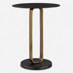 Aperture Brass Accent Table