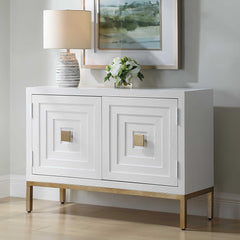 Aiken White 2 Door Cabinet