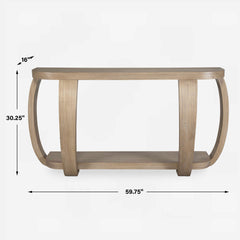 Adona Wood Console Table