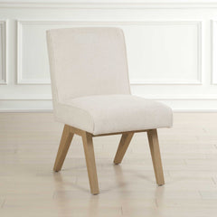 Blakely White Armless Dining Chair