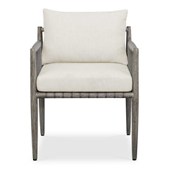 Borneo White Outdoor Dining Chair