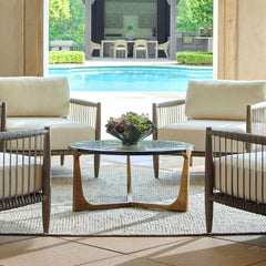 Bohdi Outdoor Brass Coffee Table