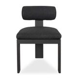 Bolster Back Charcoal Outdoor Dining Chair