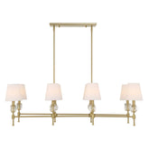 Arques 8 Light Linear Chandelier