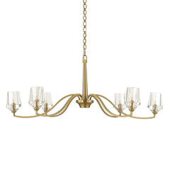 Barcelona 6 Light Brass Chandelier