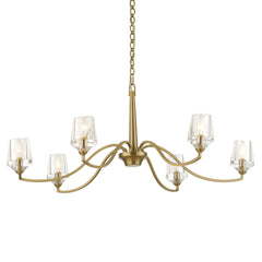 Barcelona 6 Light Brass Chandelier