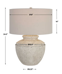 Artifact Aged Stone Table Lamp