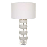 Band Together Crystal & Wood Table Lamp