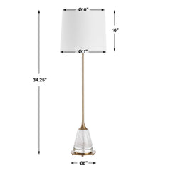 Alistair Brass Buffet Lamp