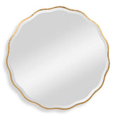 Aneta Gold Round Mirror