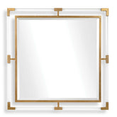 Balkan Golden Square Mirror