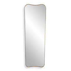 Belvoir Large Antique Brass Mirror