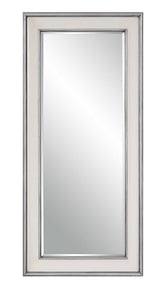 32 X 70 Metallic Trim Leaner Mirror