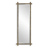 Abanu Ribbed Gold Dressing Mirror