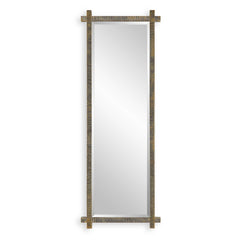 Abanu Ribbed Gold Dressing Mirror