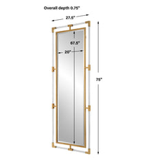 Balkan Gold Tall Mirror