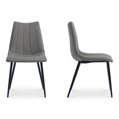 Alibi Dining Chair Dark Grey-Set of Two