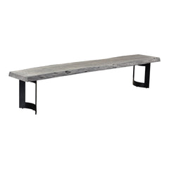 Bent Bench Small Grey