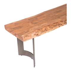 Bent Bench Large Brown