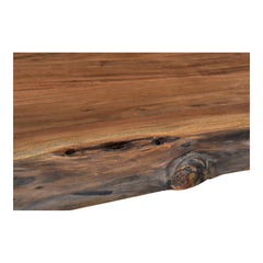 Bent Console Table Brown
