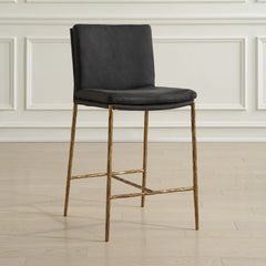 Ascend Charcoal Counter Stool