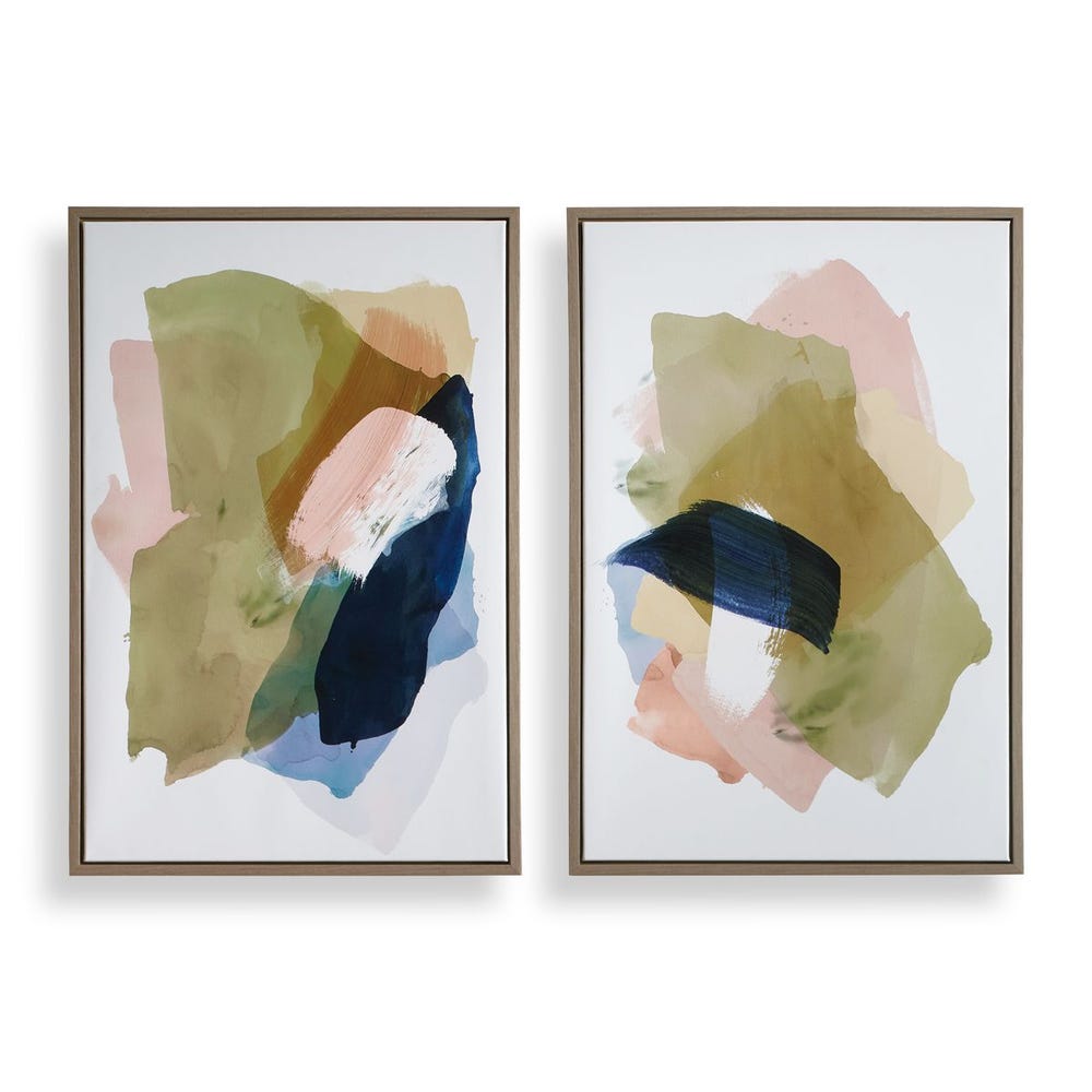 Abstract Afternoon Framed Canvases Set/2