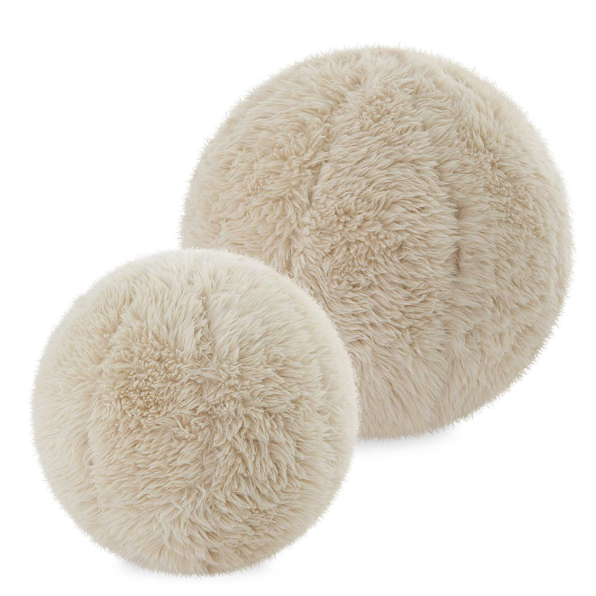 Abide Ball Sheepskin Pillows Set/2