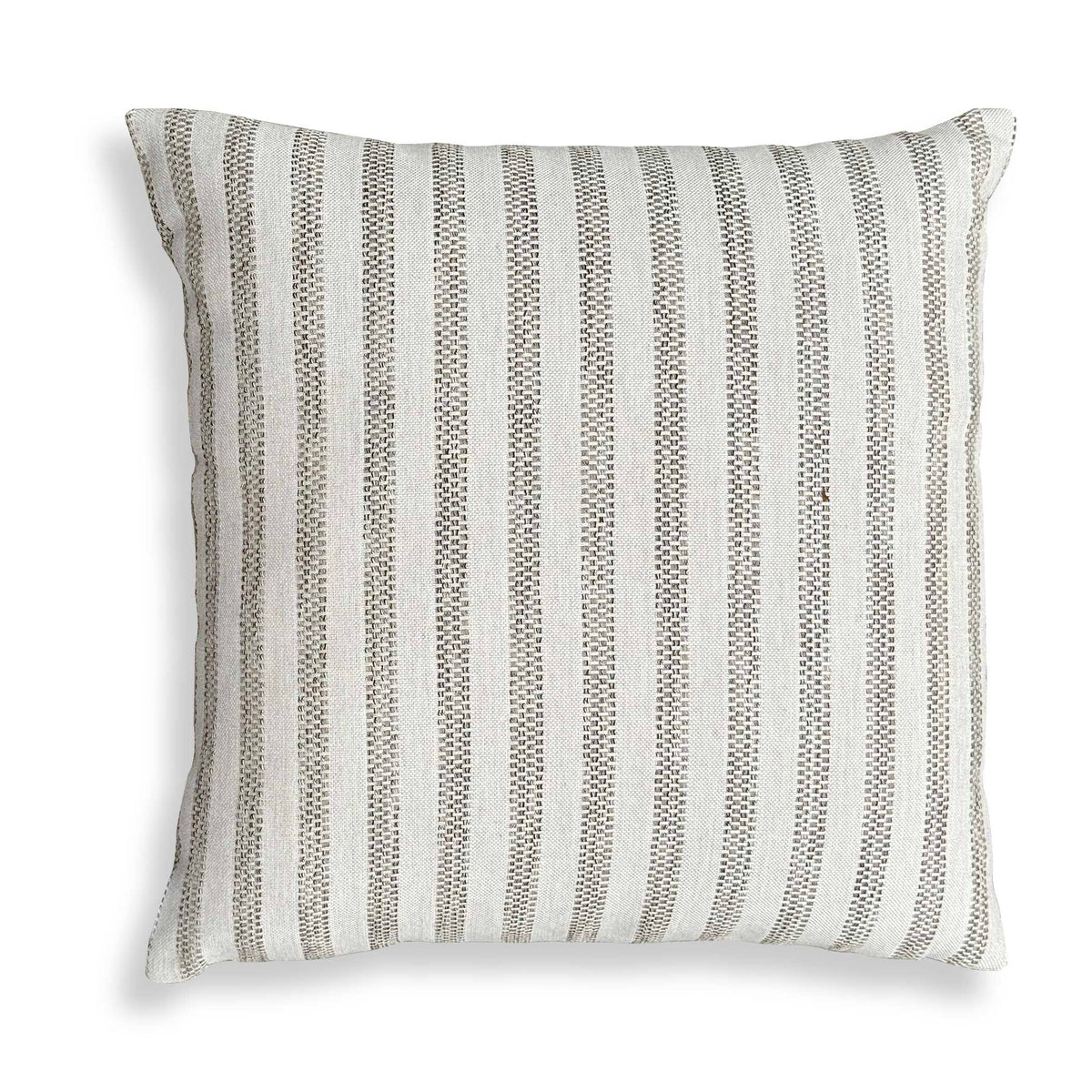 Basket Stripe Rattan Outdoor Pillow