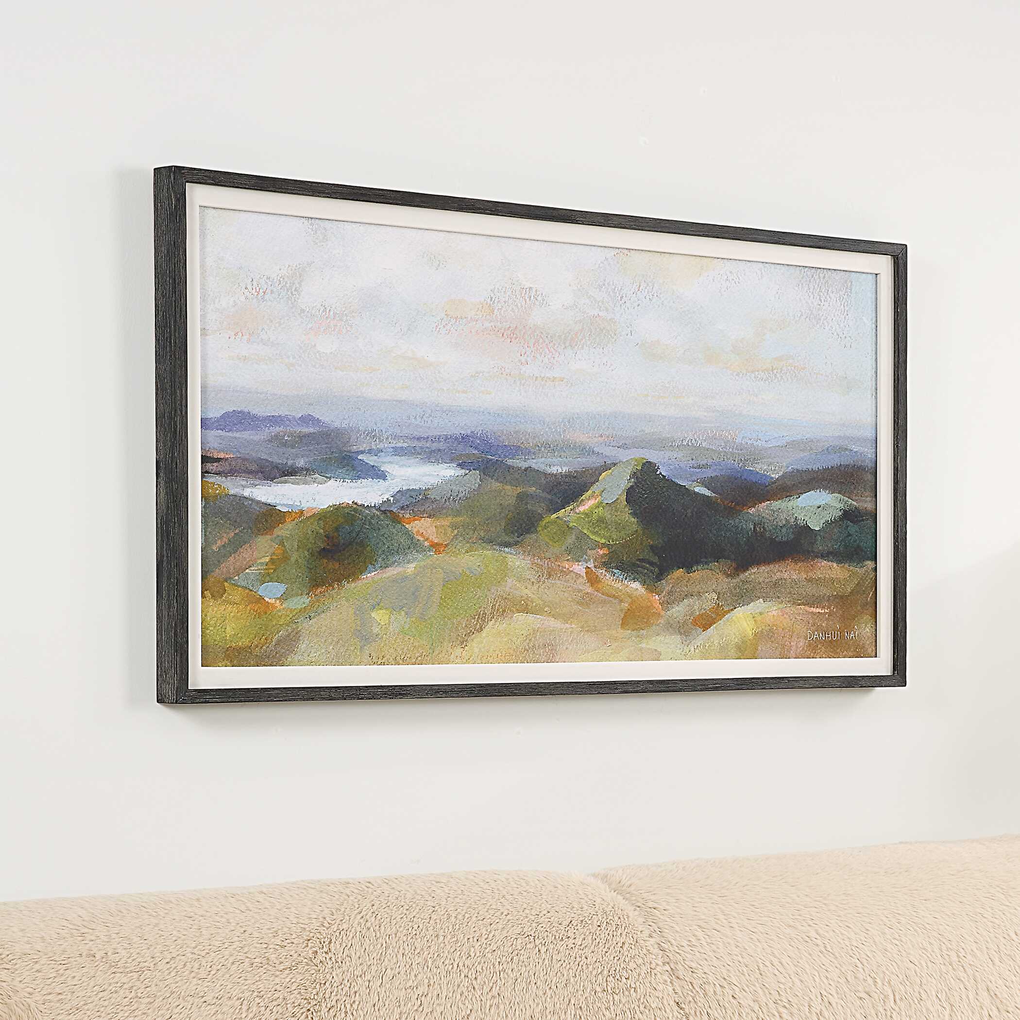 Above The Lakes Framed Landscape Print