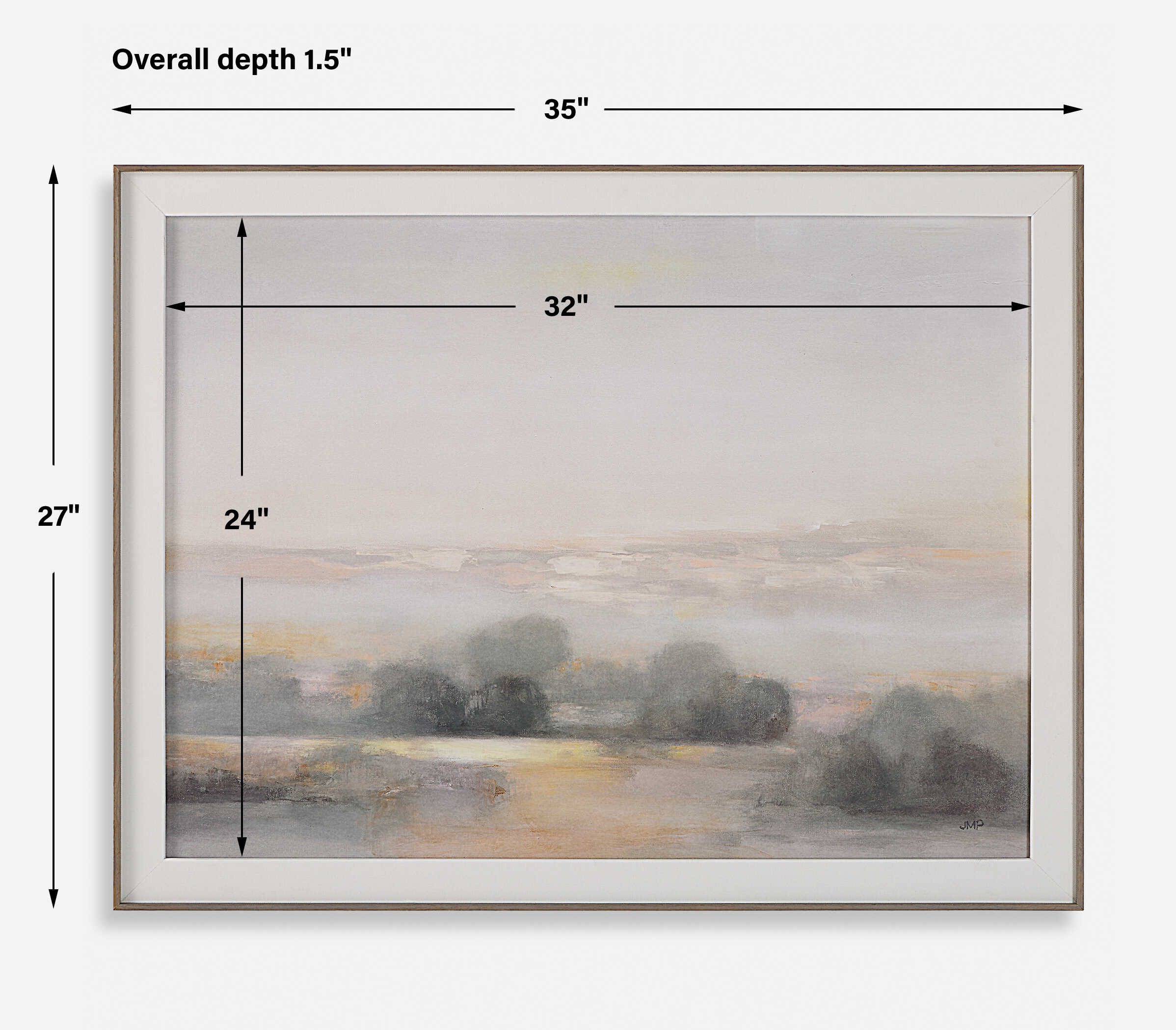 Atmospheric Neutral Landscape Print