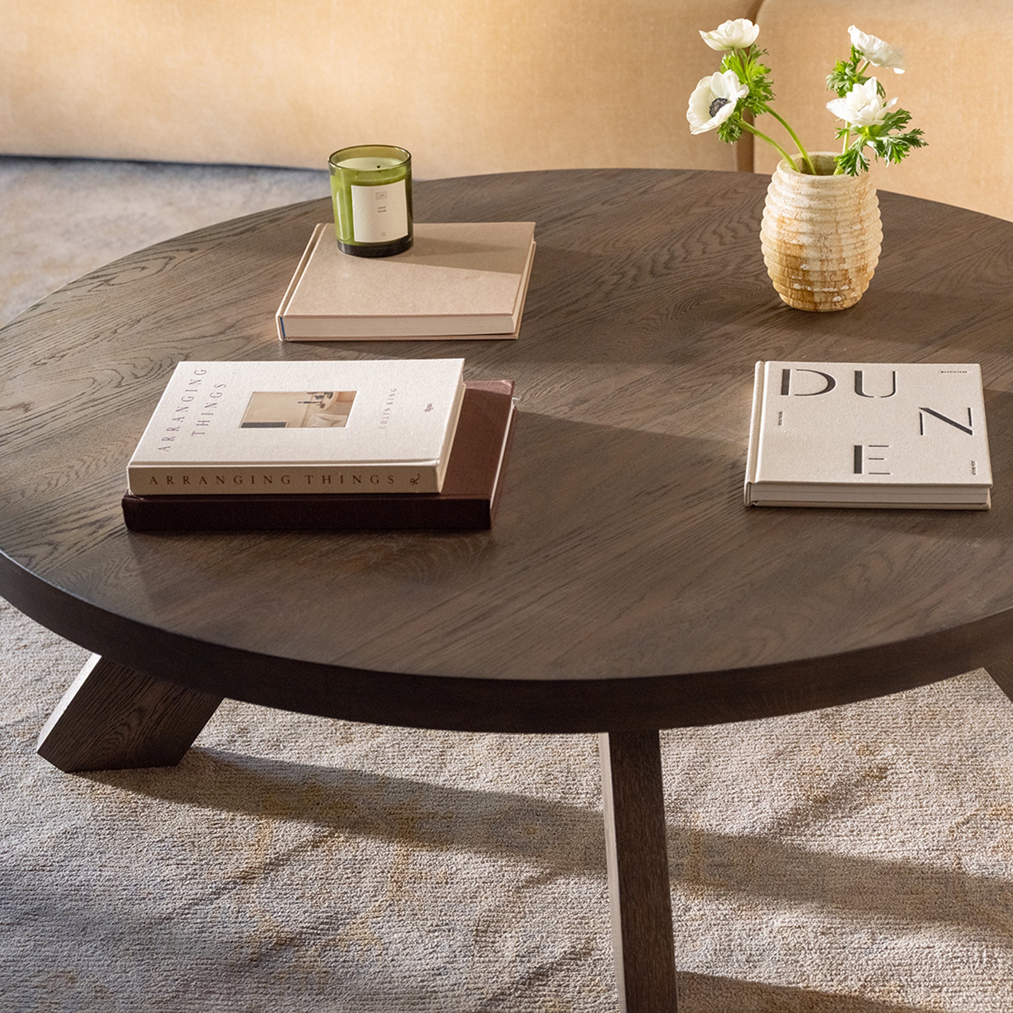 Alden Coffee Table Cool Brown