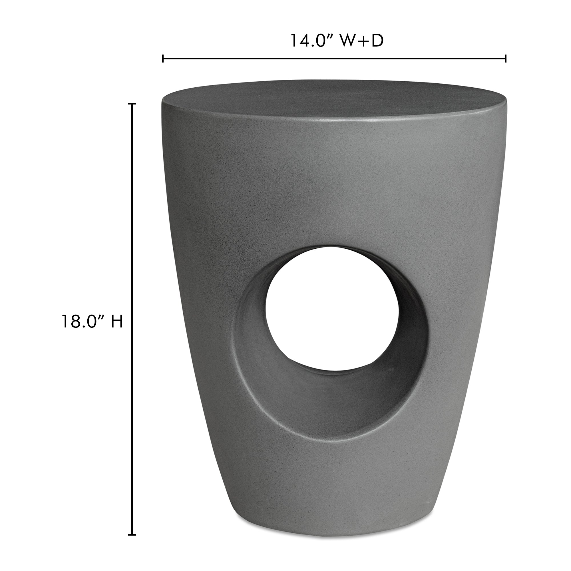 Aylard Outdoor Stool Grey