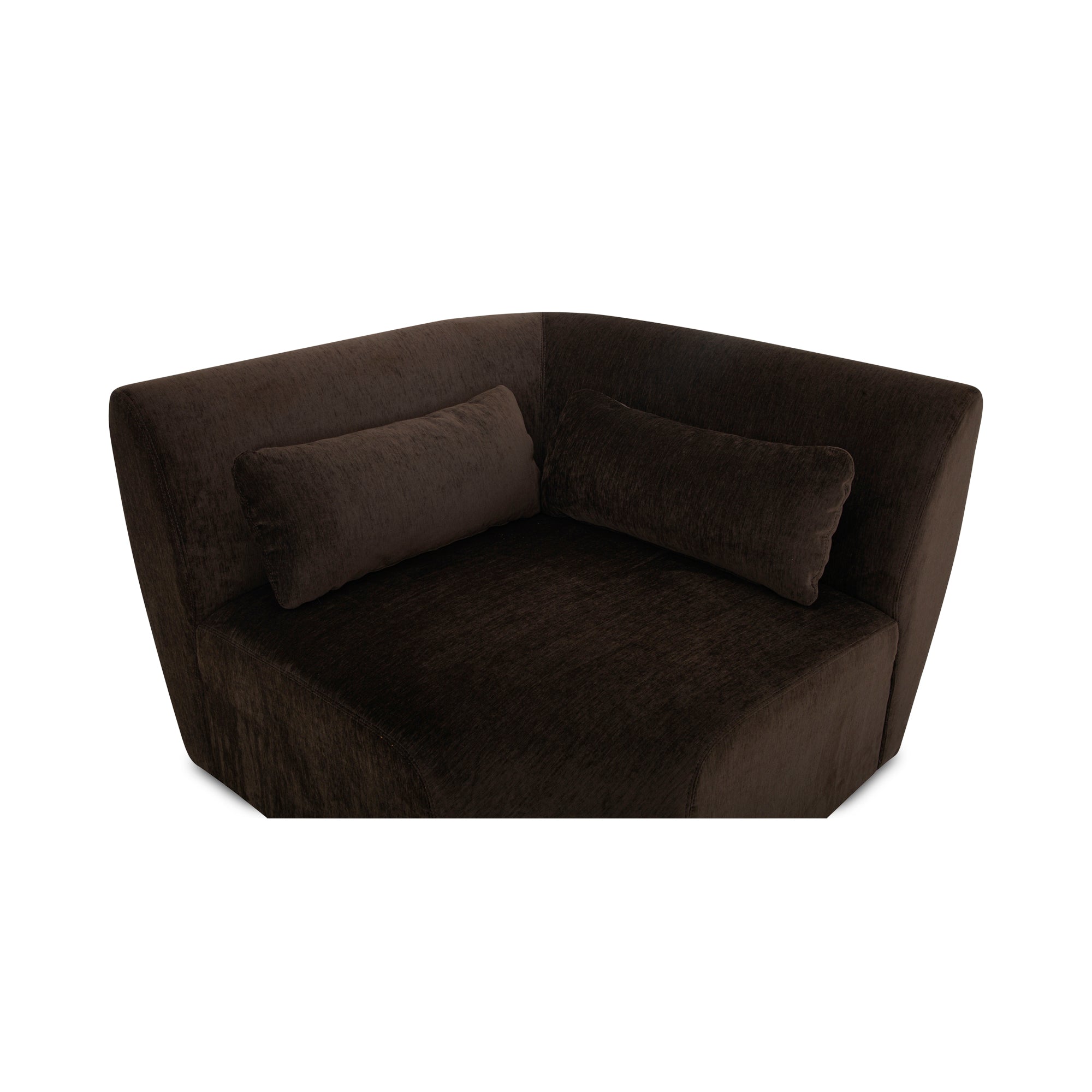 Amelia Corner Chair Espresso