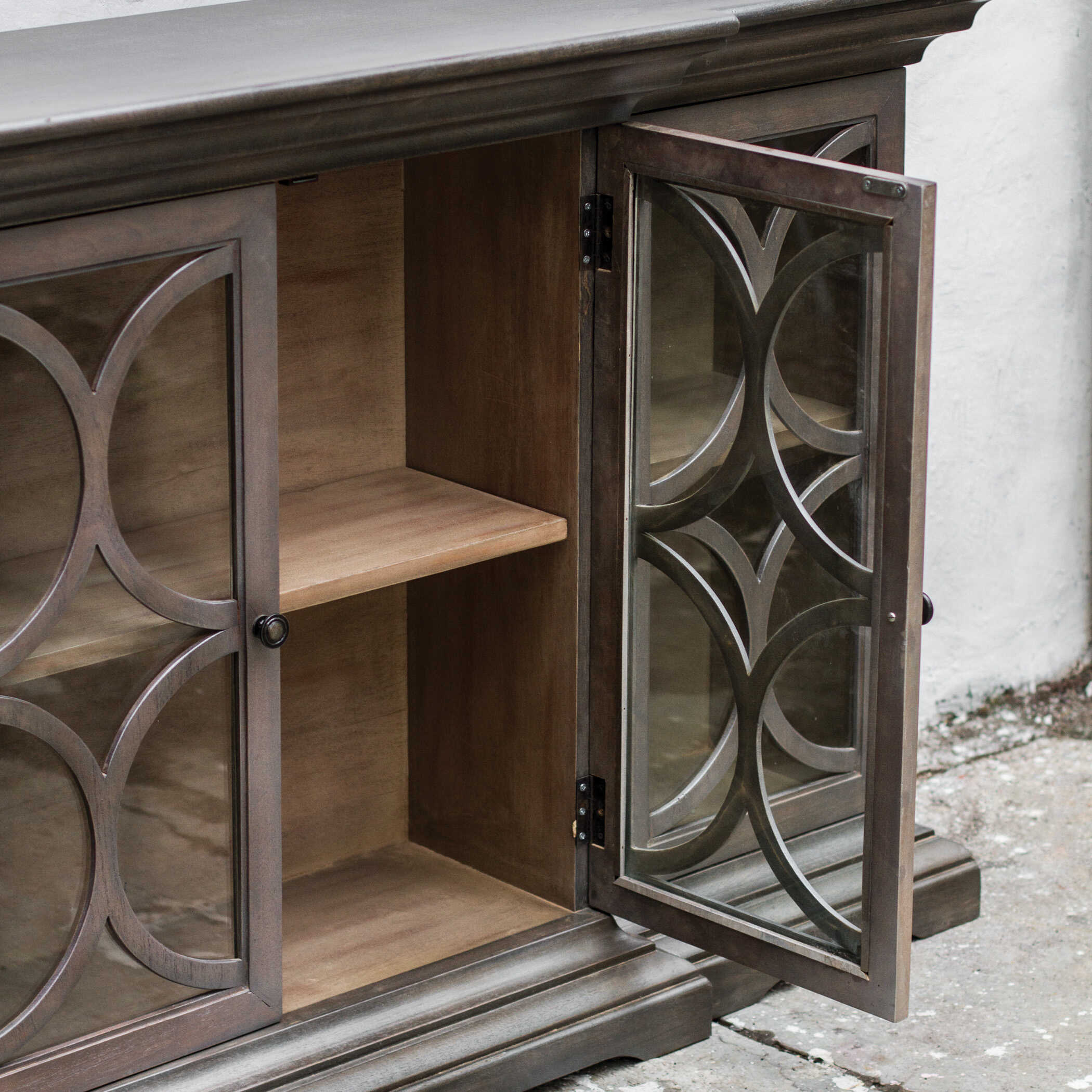 Belino Wooden 4 Door Chest