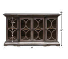Belino Wooden 4 Door Chest