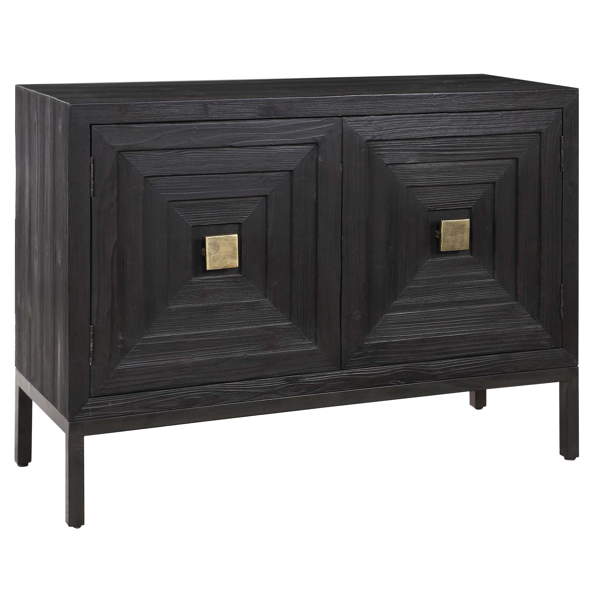 Aiken Dark Walnut 2 Door Cabinet