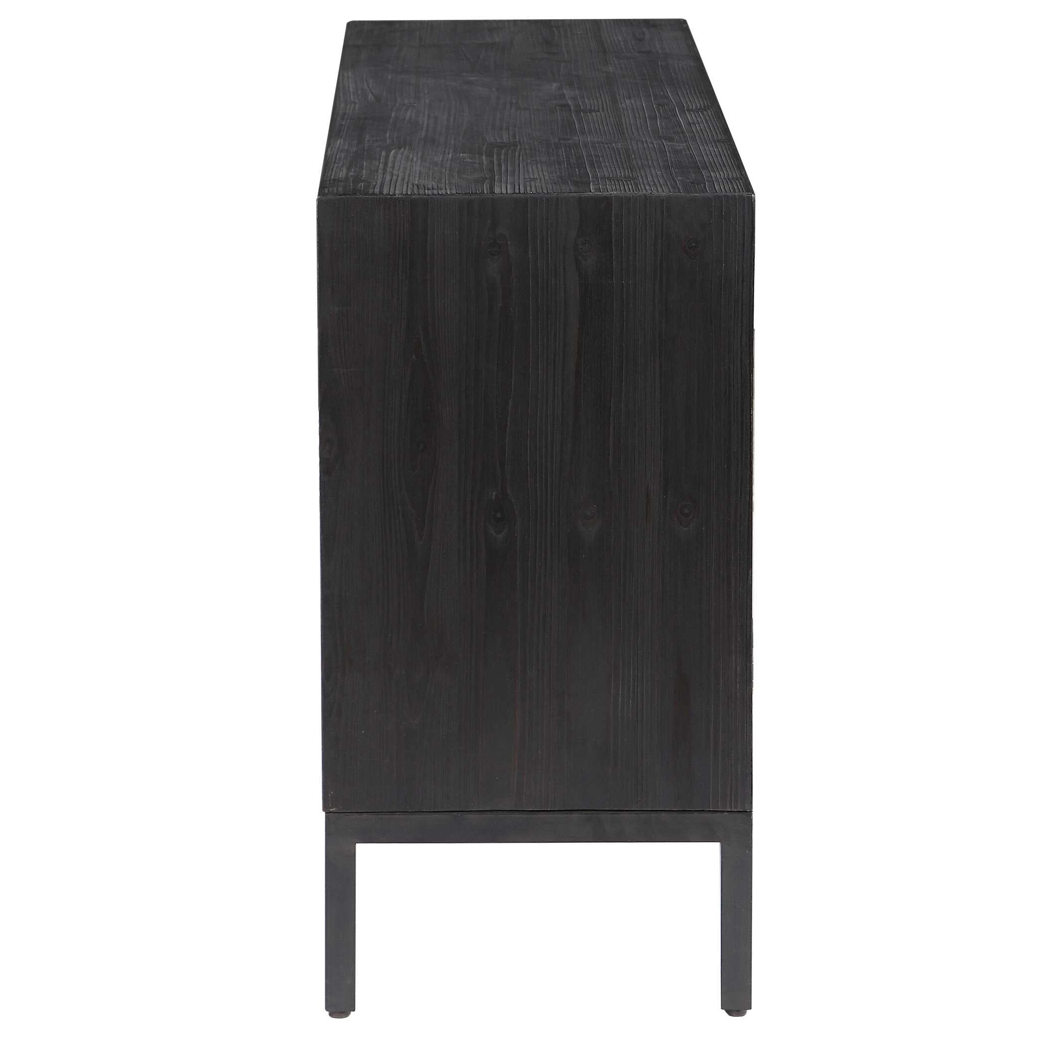 Aiken Dark Walnut 2 Door Cabinet