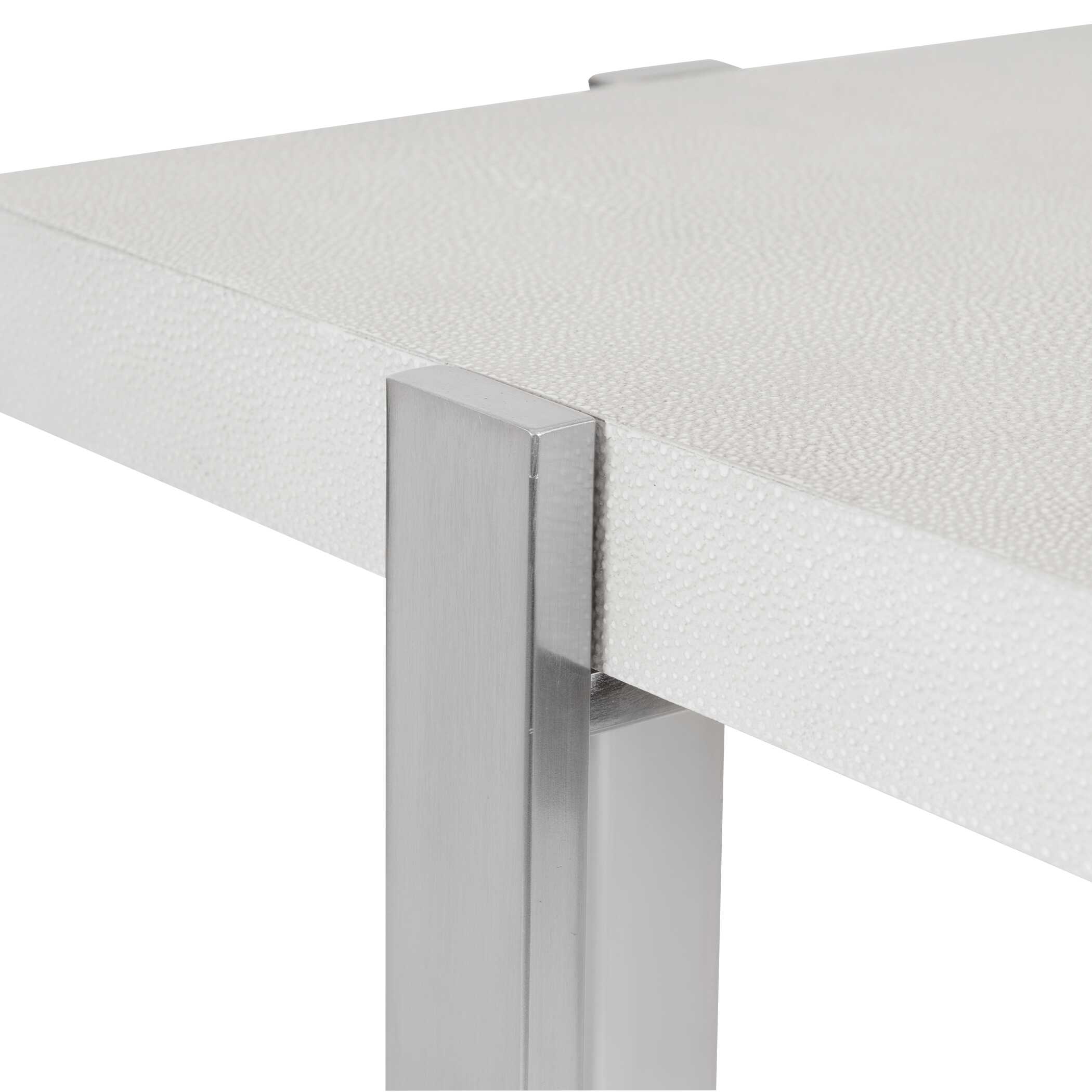 Arnaut White Accent Table