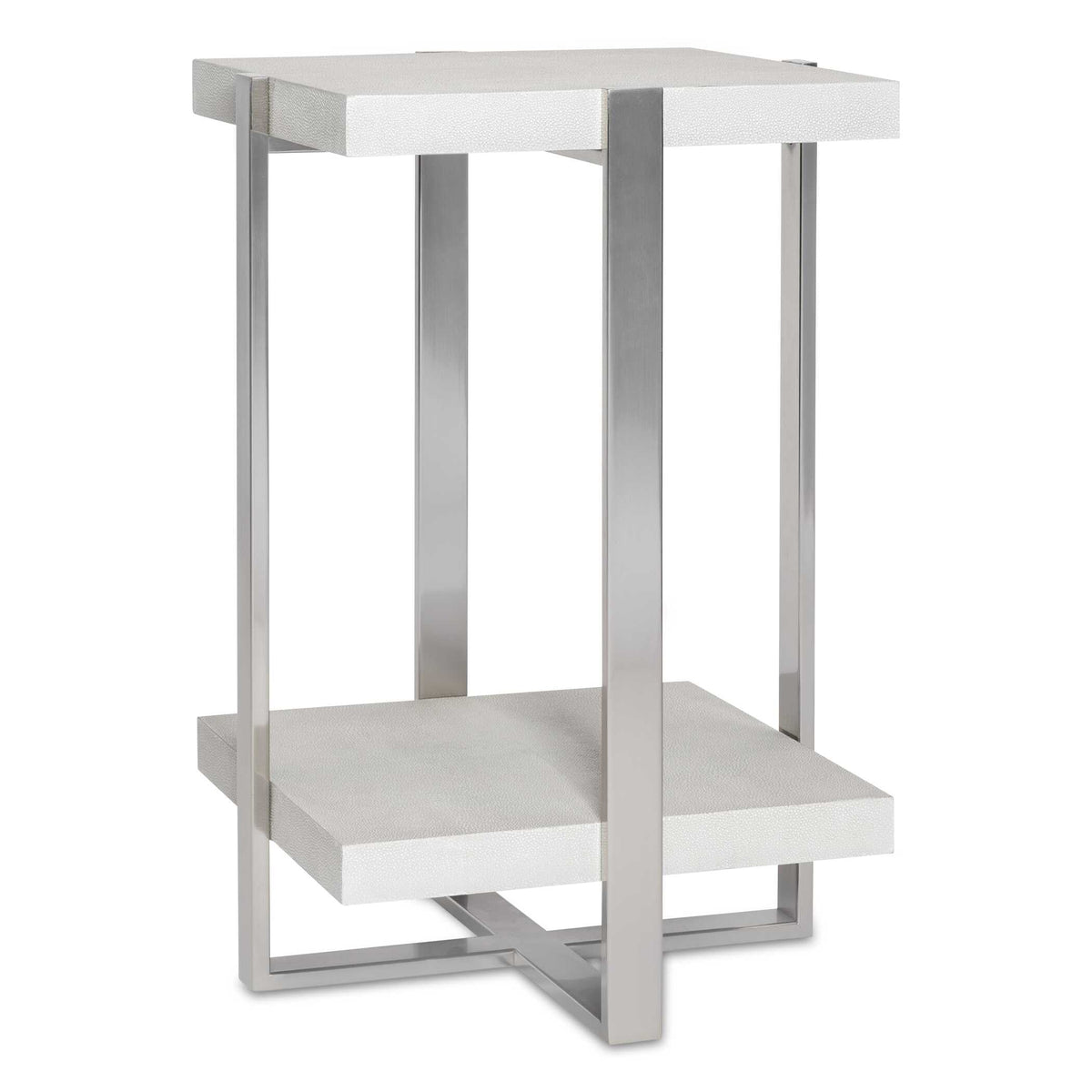 Arnaut White Accent Table