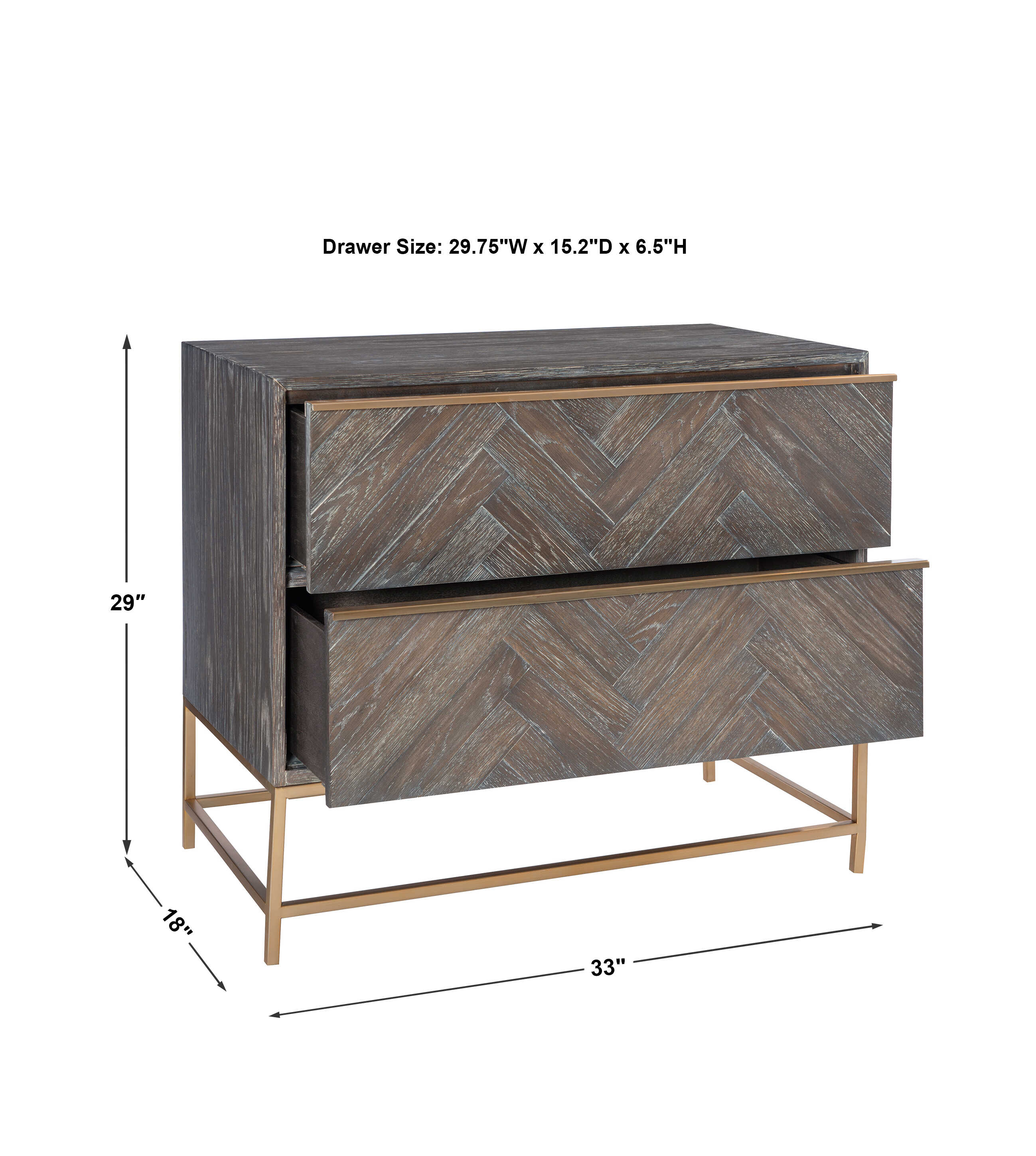 Armistead Dark Walnut Drawer Chest