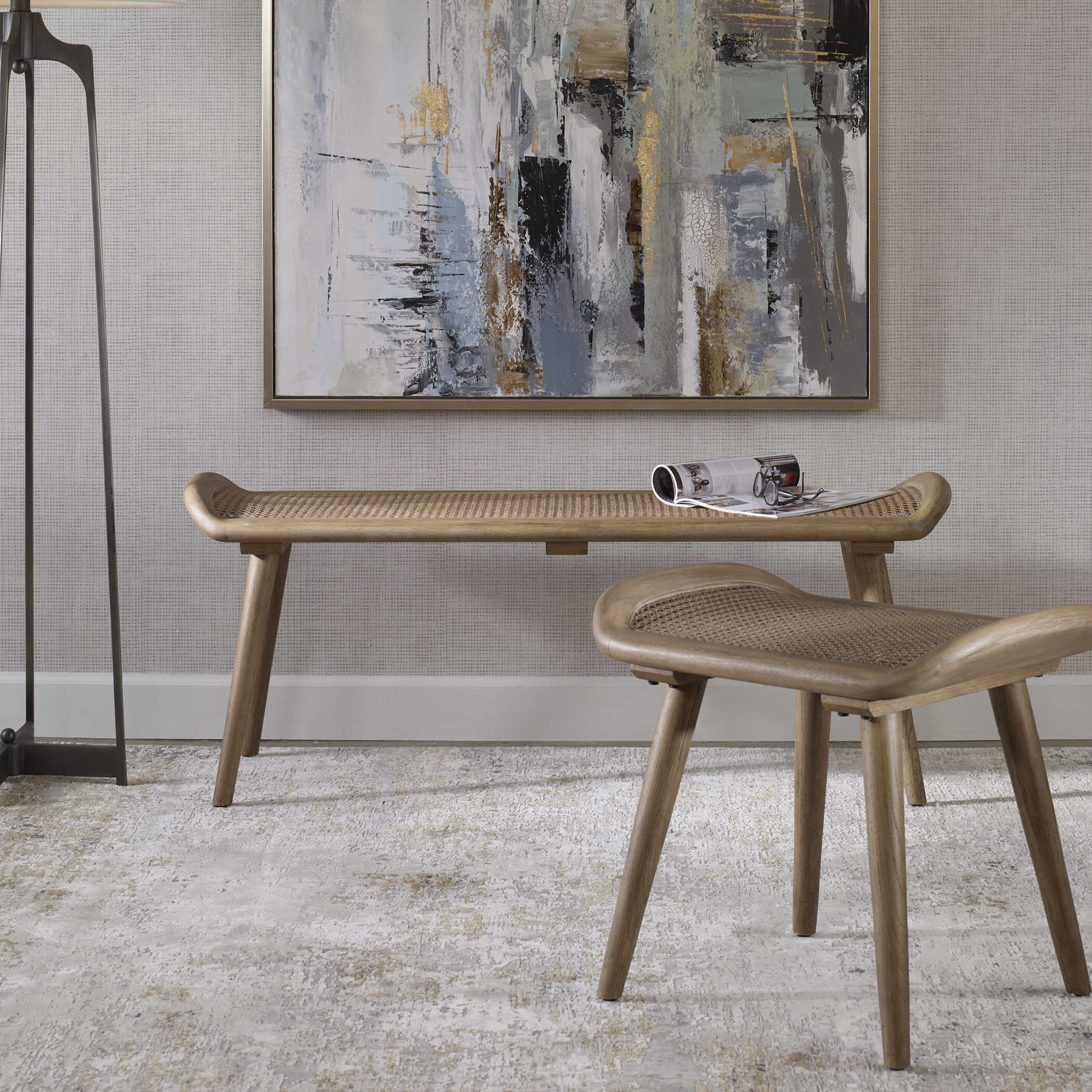 Arne Scandinavian Small Bench