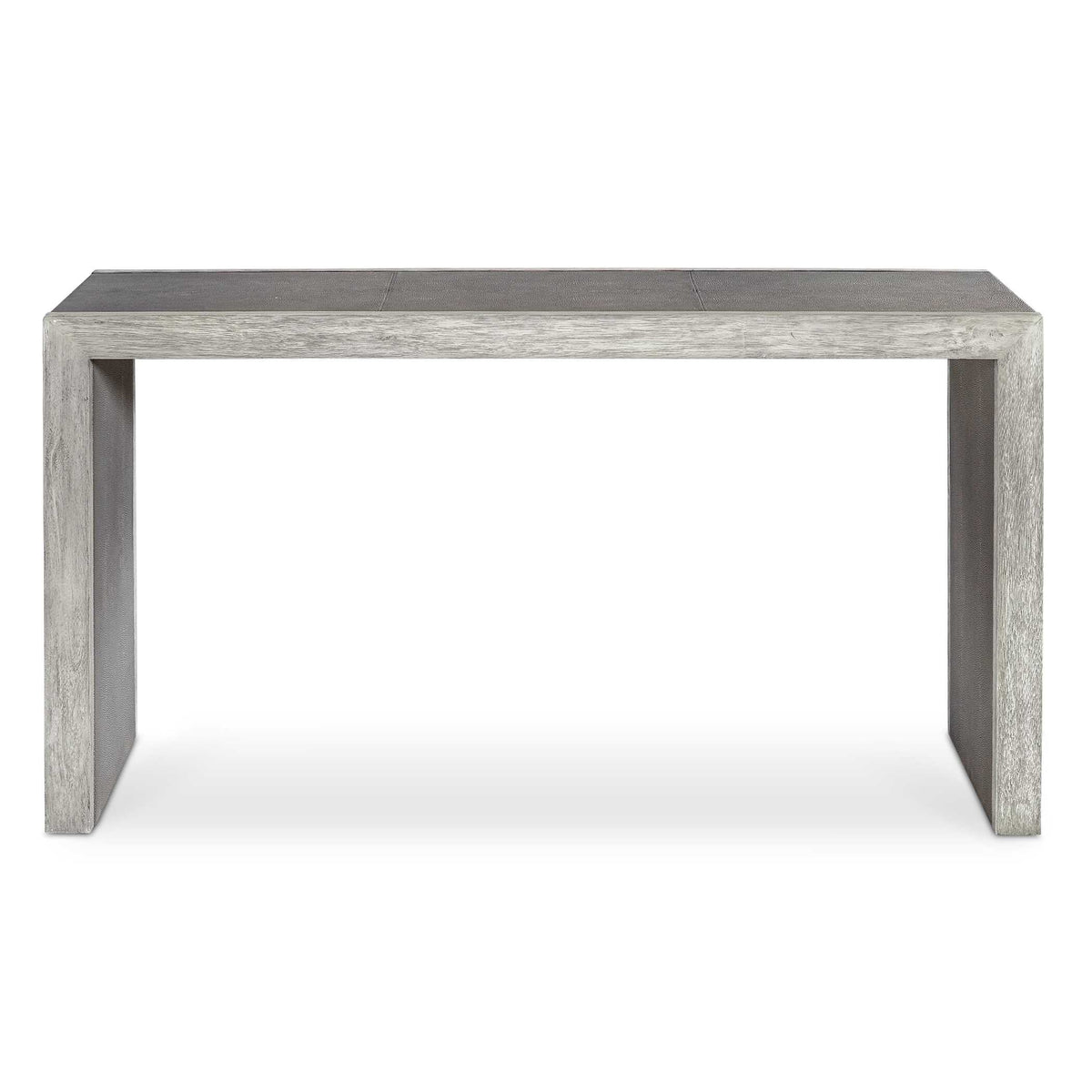 Aerina Aged Gray Console Table