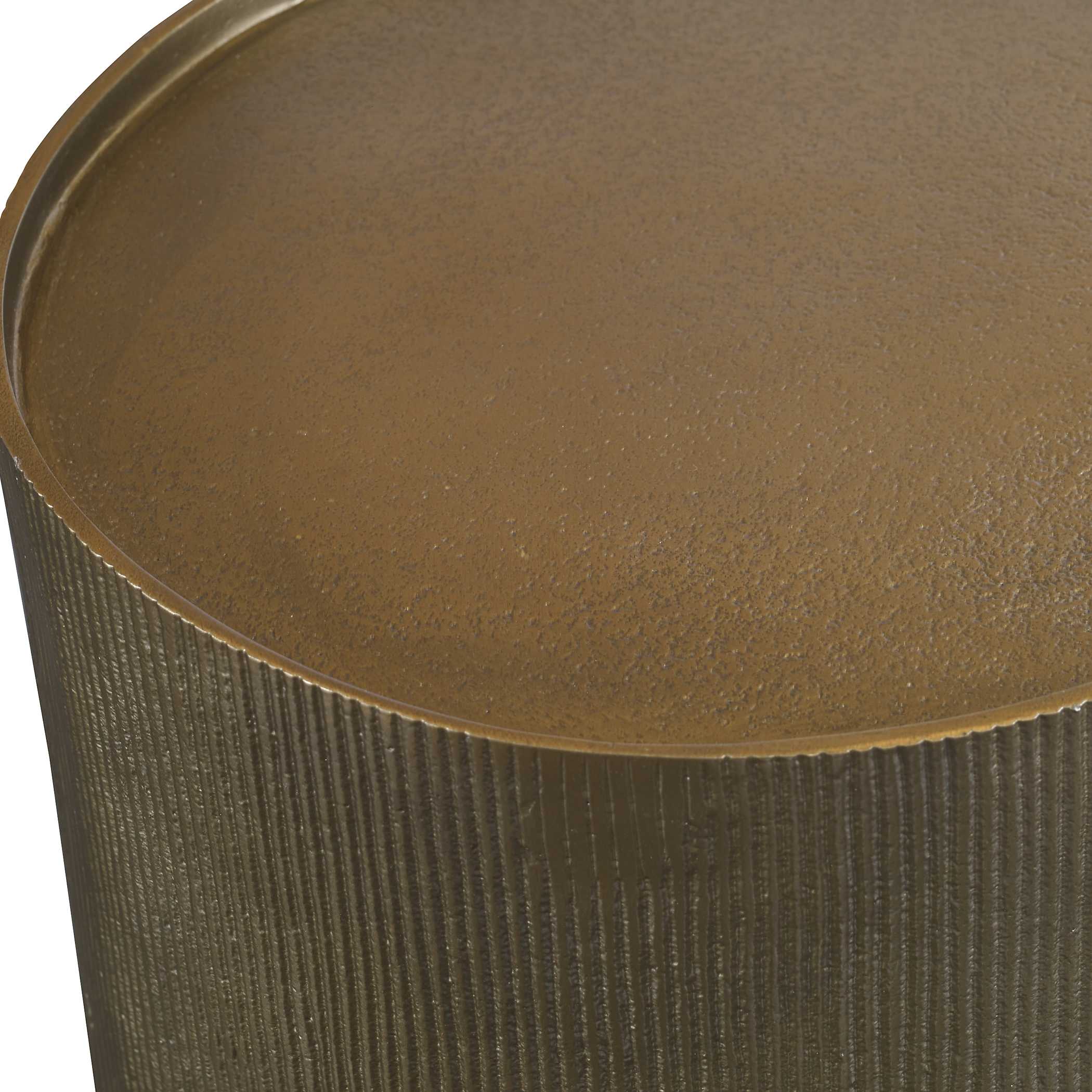 Adrina Drum Accent Table